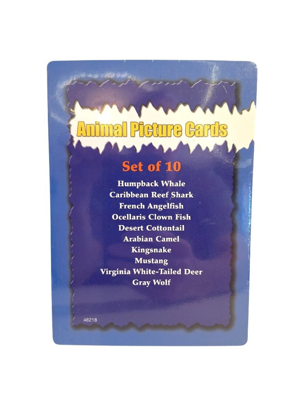 Animal Wildlife Cards Set of 10 Educational Learning Resources Science